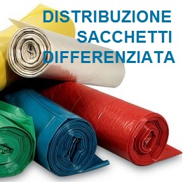 Distribuzione sacchi raccolta differenziata